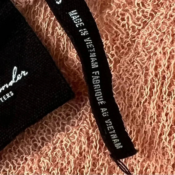 Out From Under Small Dress Urban Outfitters Knit Short Sleeve Side Slit Apricot - Picture 3 of 5